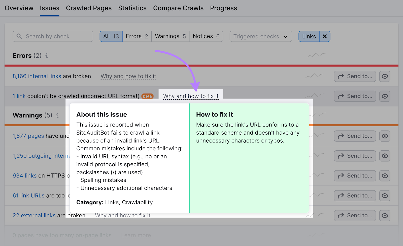 Why and how to fix it section