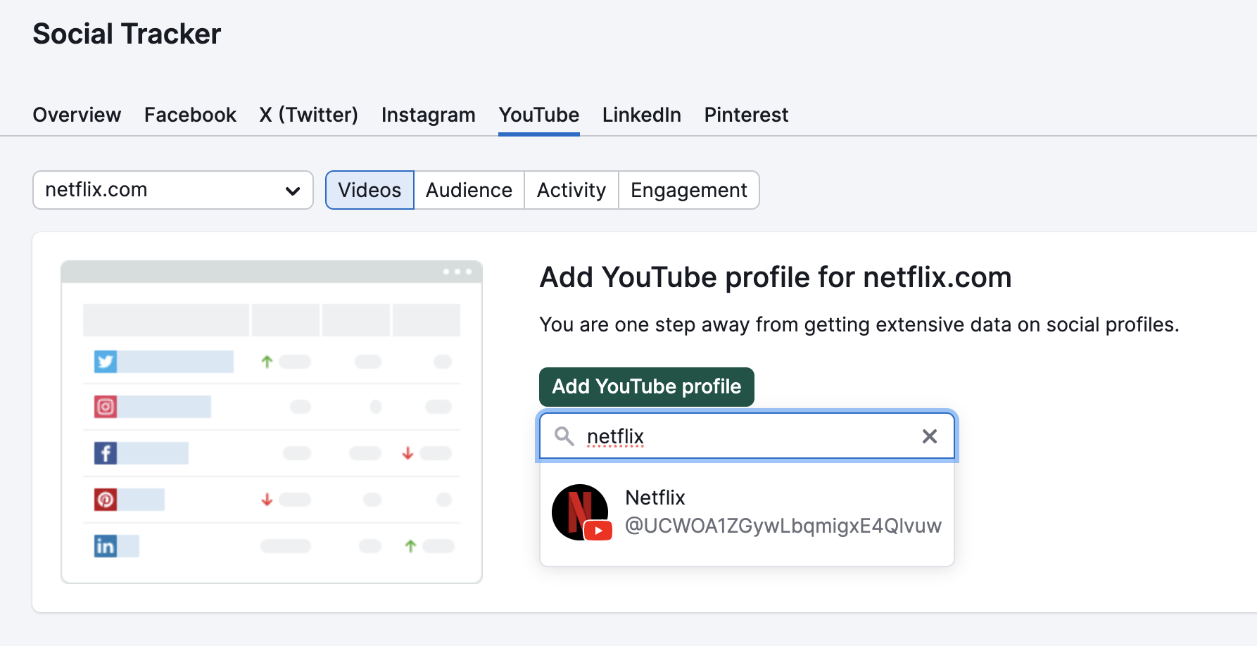 Adding Youtube to Social Tracker.